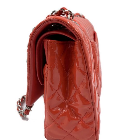 Authentic CHANEL Classic Medium Double Flap Pink Bag SHW - Picture 6 of 17